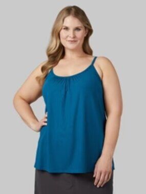 NWOT 32 Degrees Soft Rib Flowy Bra Cami